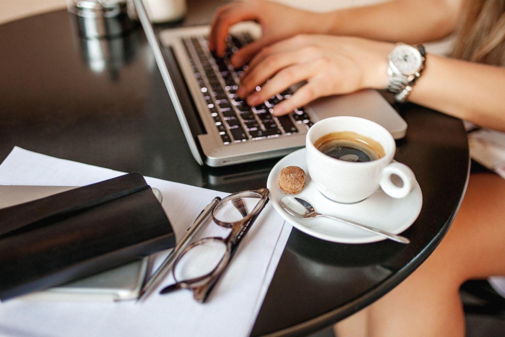 Financial planning documents and calculator on desk